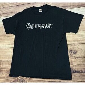 The Kelly Richey Band T-Shirt Vintage Rare Black Size XXL 2XL Peace Hand Blues